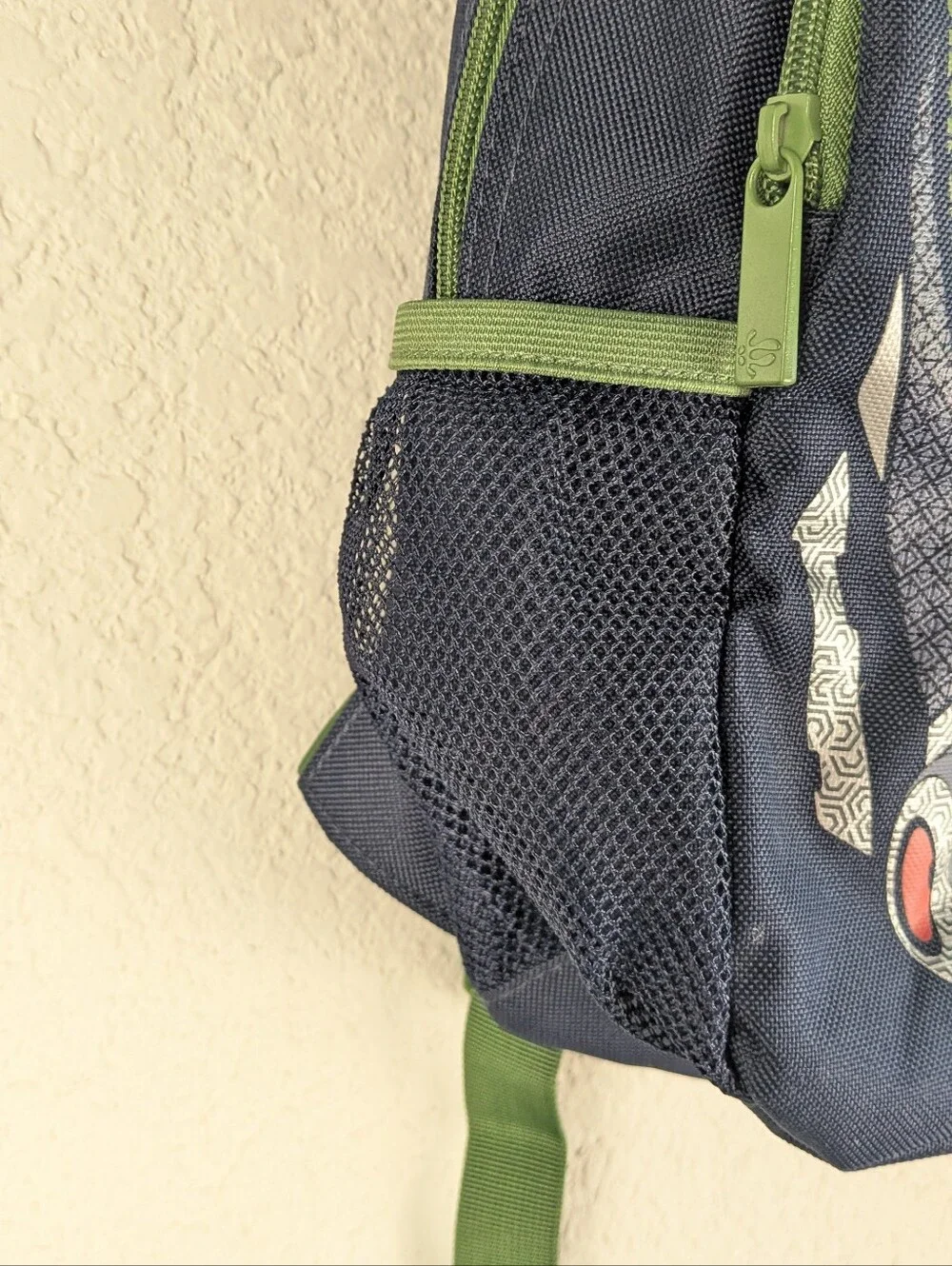 Totto Mithos School Backpack Robot Argon Graphic Blue Green 13